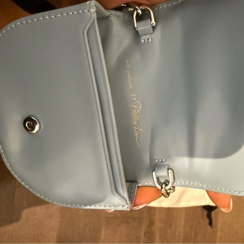 3.1 Phillip Lim Blue Women's mini card case